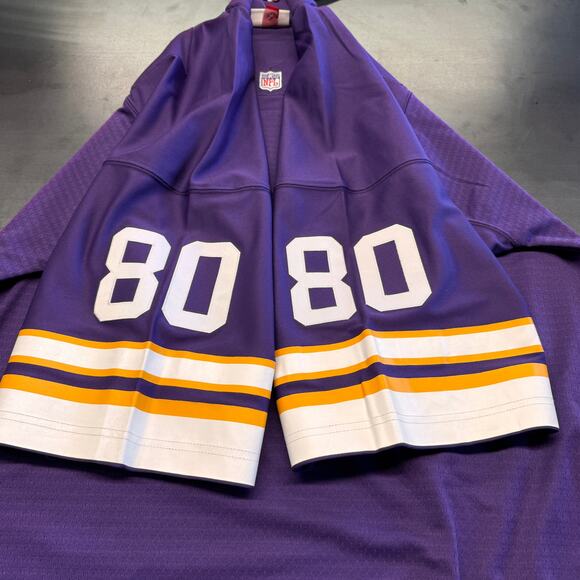 NWT Minnesota Vikings Cris Carter #80 Mitchell&Ness 1995 NFL Legacy Jersey  XL - Picture 6 of 9